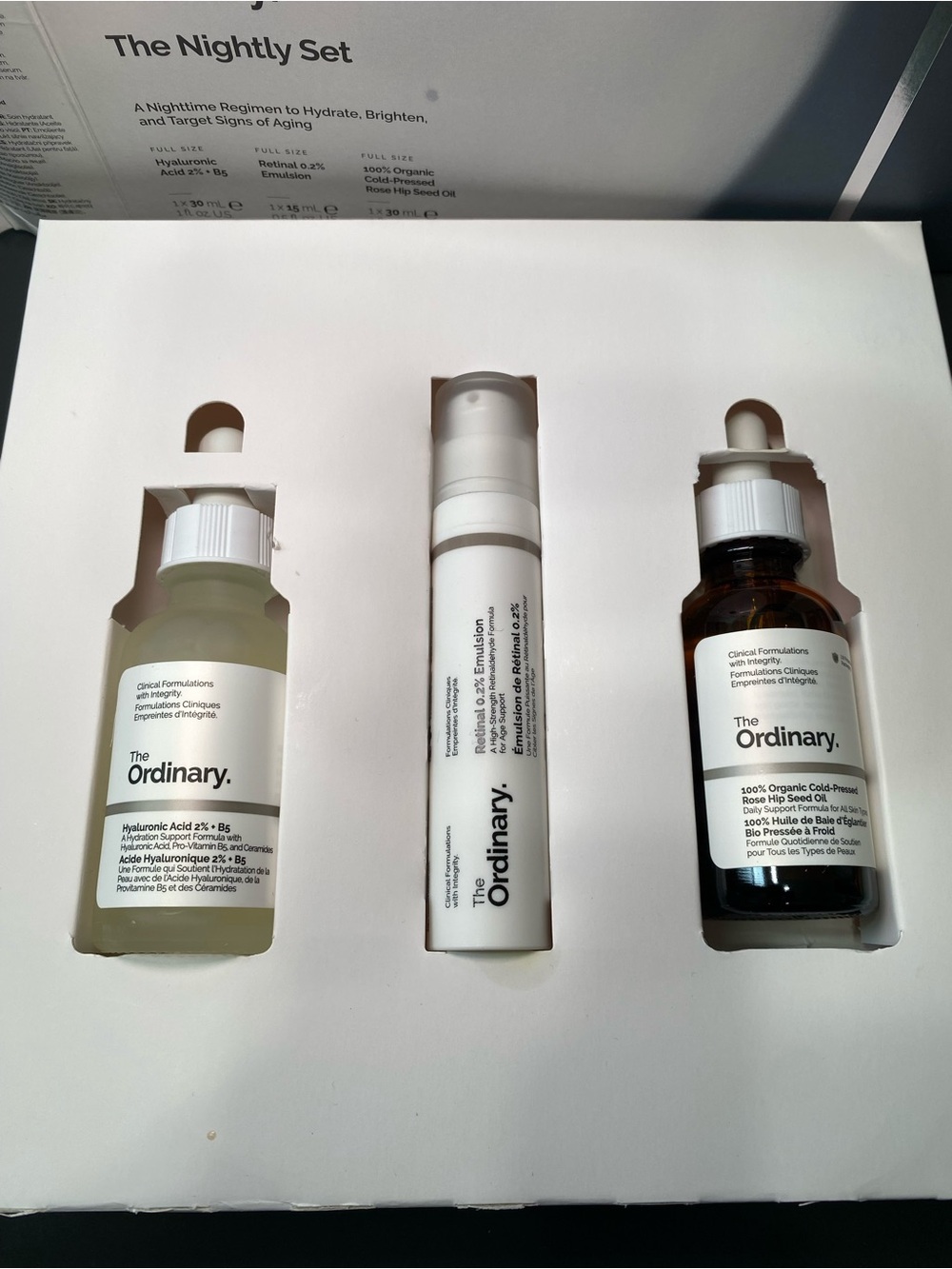 The Ordinary Nightly Skincare Set